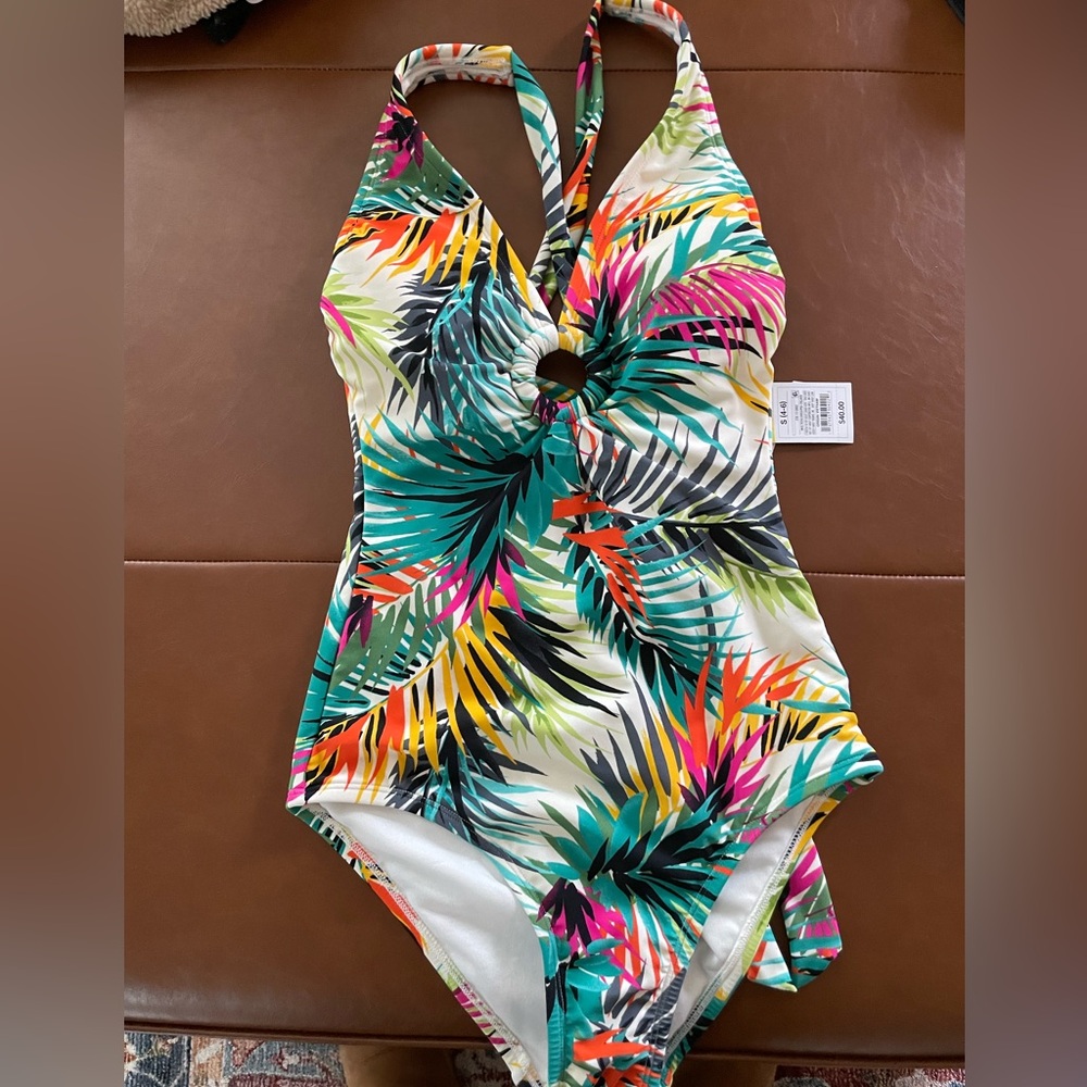 NWT Small 4-6 XS 0-2 Womens Swimsuit Vacation Vibes One Piece